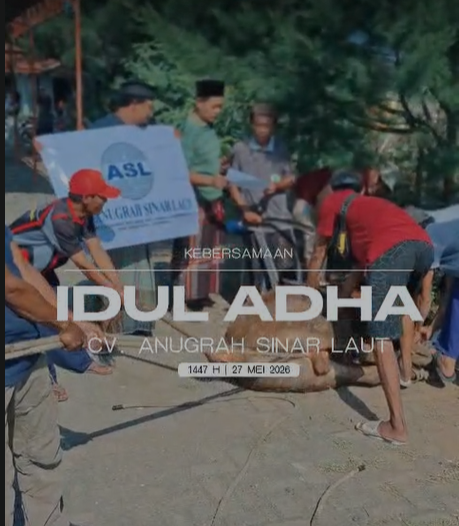 Berbagi Kebahagiaan Idul Adha — CV Anugrah Sinar Laut